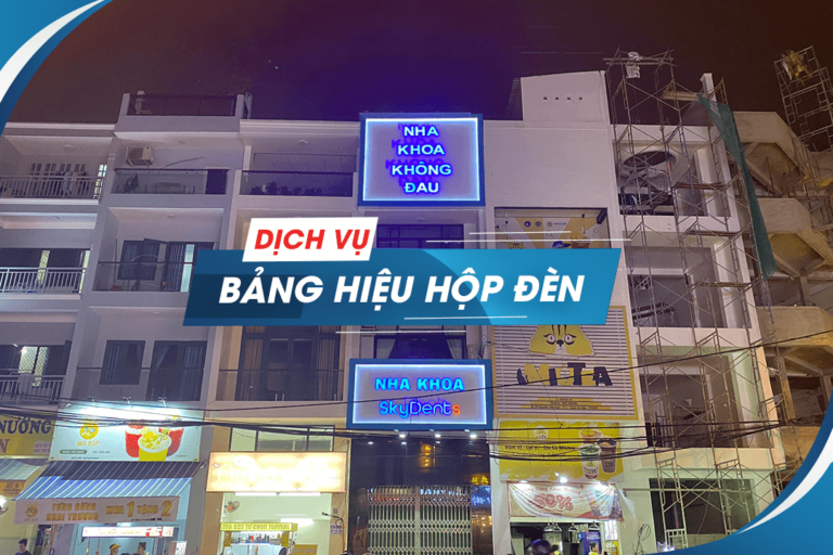 dich vu thi cong bang hieu hop den quang cao